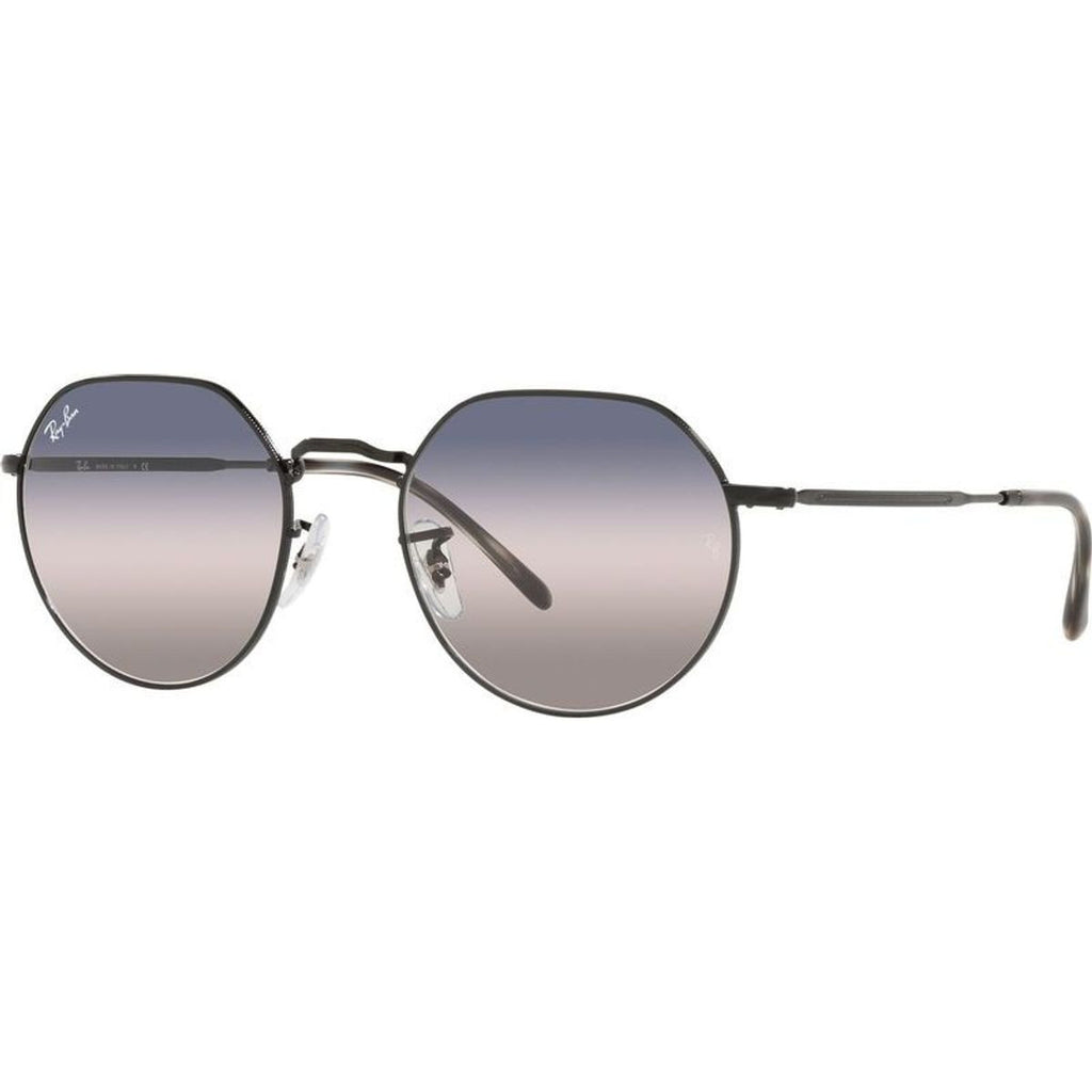 Jack RB3565, Black/Pink Blue Gradient Glass Lenses 53 Eye Size