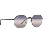 Jack RB3565, Black/Pink Blue Gradient Glass Lenses 53 Eye Size