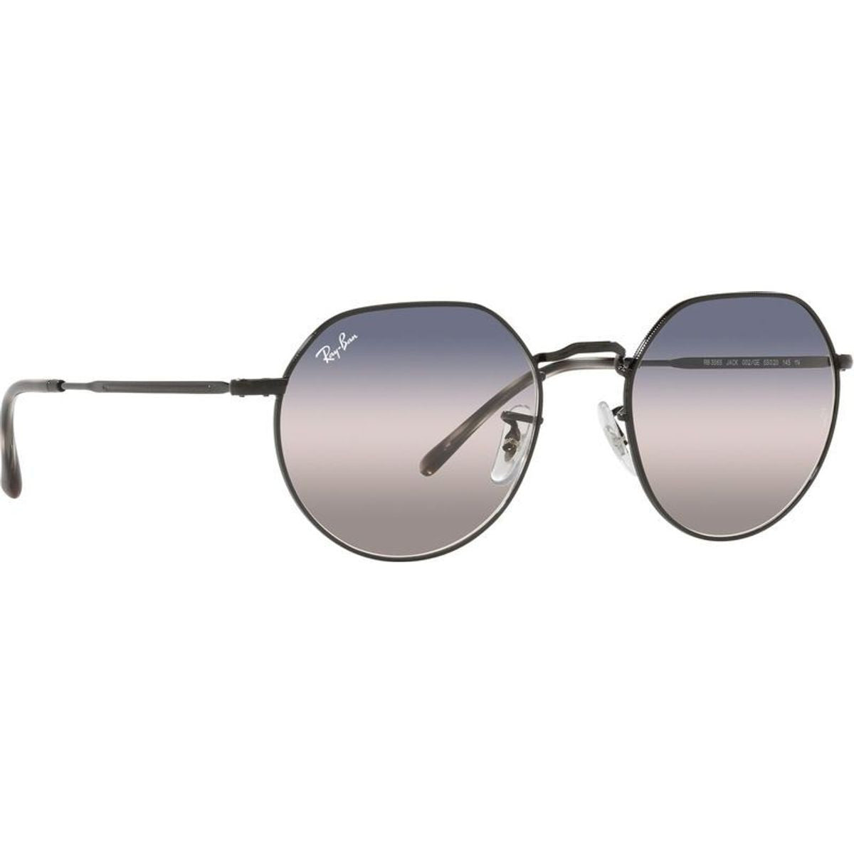 Jack RB3565, Black/Pink Blue Gradient Glass Lenses 53 Eye Size