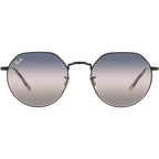 Jack RB3565, Black/Pink Blue Gradient Glass Lenses 53 Eye Size