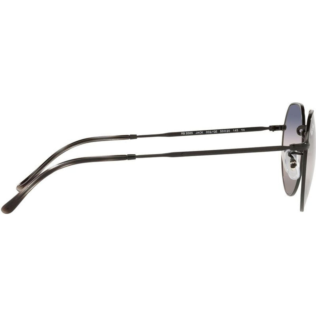 Jack RB3565, Black/Pink Blue Gradient Glass Lenses 53 Eye Size