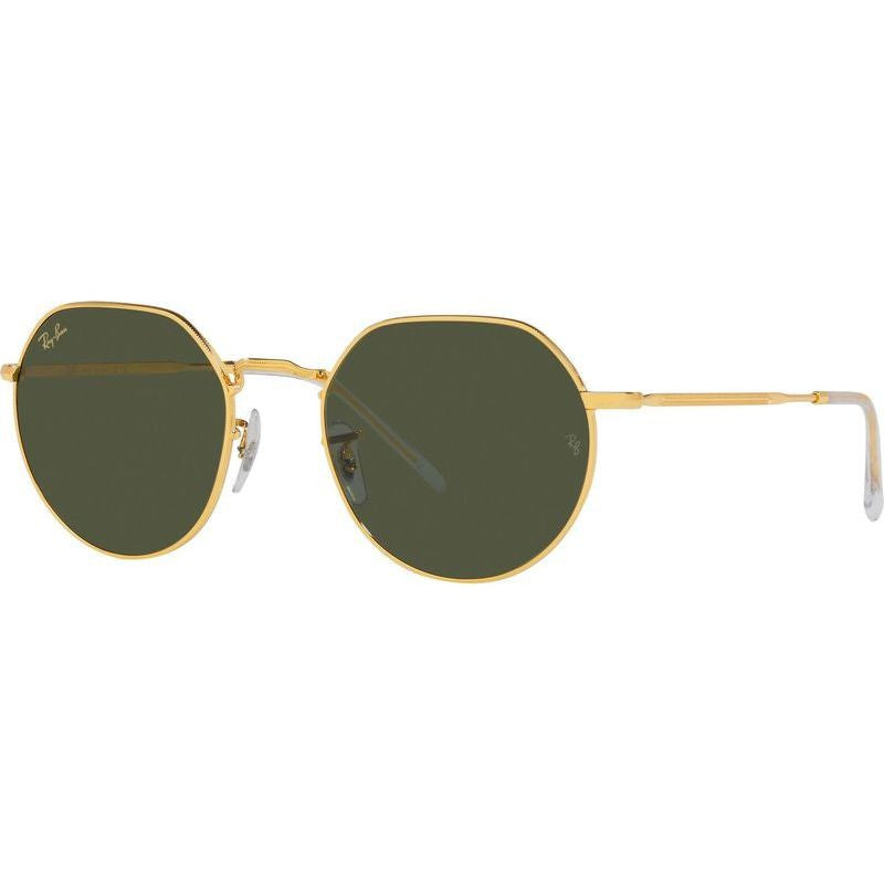 Jack RB3565, Legend Gold/Green Glass Lenses 51 Eye Size