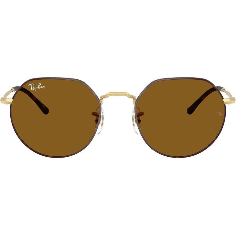 Jack RB3565, Matte Havana on Matte Arista/Brown Glass Lenses 55 Eye Size