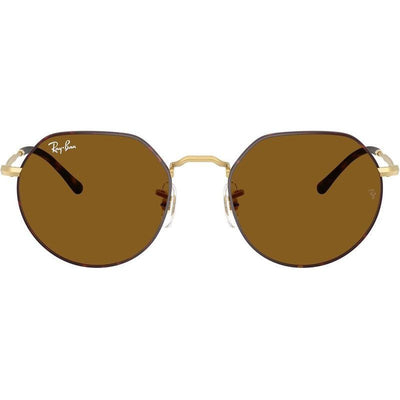 Jack RB3565, Matte Havana on Matte Arista/Brown Glass Lenses 55 Eye Size