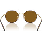 Jack RB3565, Matte Havana on Matte Arista/Brown Glass Lenses 55 Eye Size