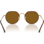 Jack RB3565, Matte Havana on Matte Arista/Brown Glass Lenses 53 Eye Size