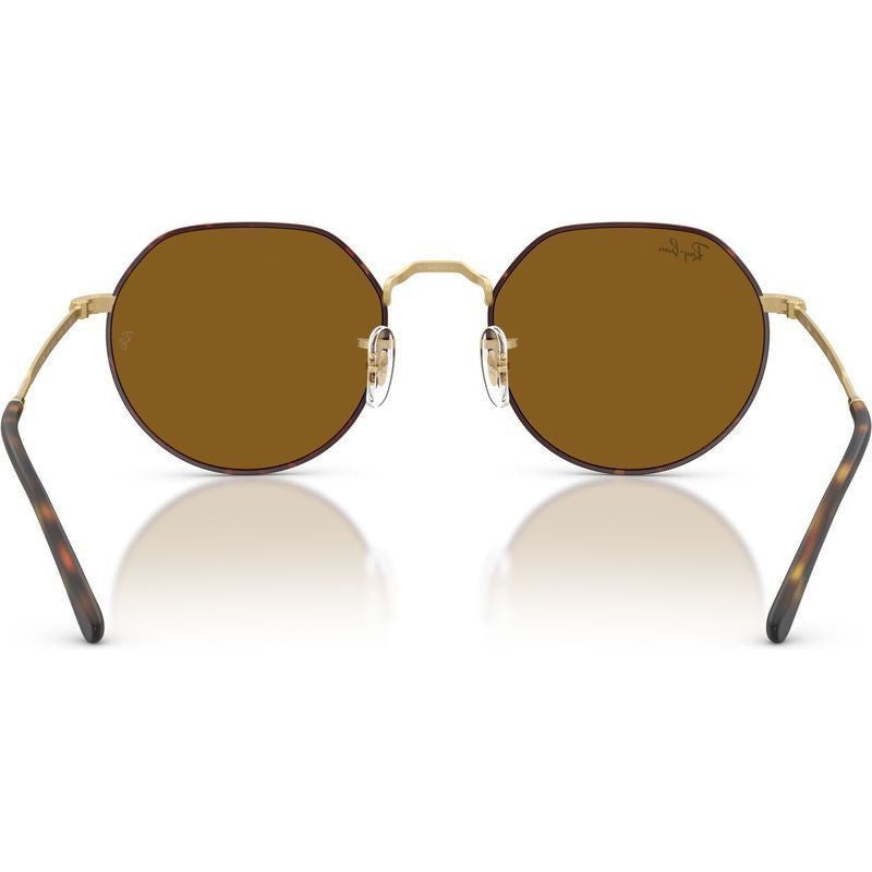 Jack RB3565, Matte Havana on Matte Arista/Brown Glass Lenses 53 Eye Size