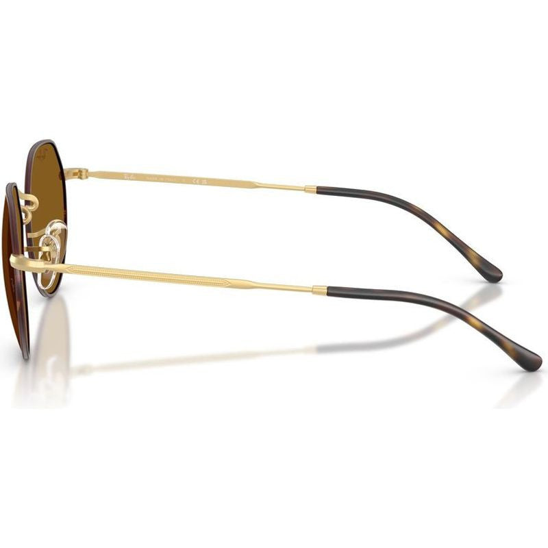 Jack RB3565, Matte Havana on Matte Arista/Brown Glass Lenses 55 Eye Size