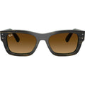 Joseph RB7683S, Striped Green on Green/Brown Gradient Glass Lenses