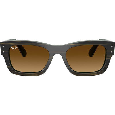 Joseph RB7683S, Striped Green on Green/Brown Gradient Glass Lenses