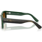 Joseph RB7683S, Striped Green on Green/Brown Gradient Glass Lenses