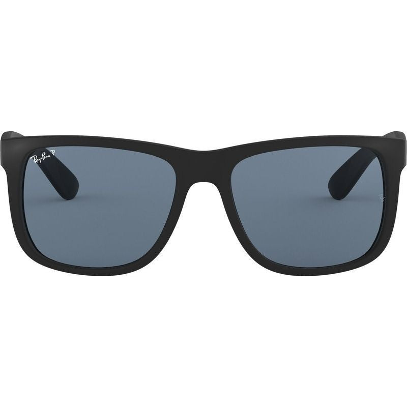 Justin Classic RB4165, Black Rubber/Dark Blue Polarised Lenses 55 Eye Size