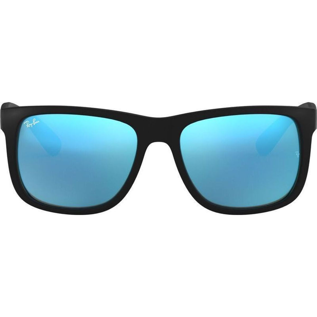 Justin Classic RB4165, Black Rubber/Blue Mirror Lenses 55 Eye Size