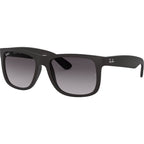 Justin Classic RB4165, Black Rubber/Grey Gradient Lenses 55 Eye Size