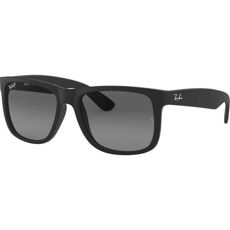 Justin Classic RB4165, Black Rubber/Grey Gradient Polarised Lenses 55 Eye Size