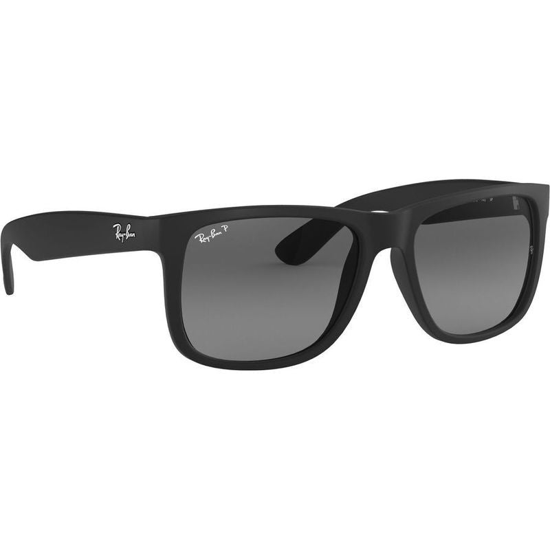 Justin Classic RB4165, Black Rubber/Grey Gradient Polarised Lenses 55 Eye Size