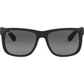 Justin Classic RB4165, Black Rubber/Grey Gradient Polarised Lenses 55 Eye Size