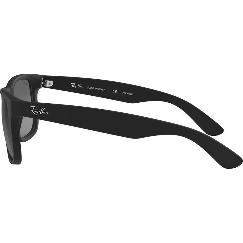 Justin Classic RB4165, Black Rubber/Grey Gradient Polarised Lenses 55 Eye Size
