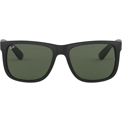 Justin Classic RB4165, Black/Green Lenses 55 Eye Size