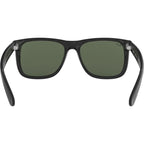 Justin Classic RB4165, Black/Green Lenses 55 Eye Size