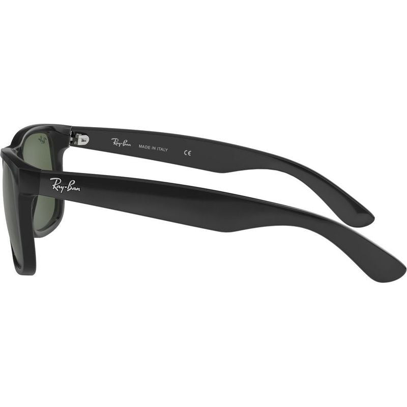 Justin Classic RB4165, Black/Green Lenses 55 Eye Size
