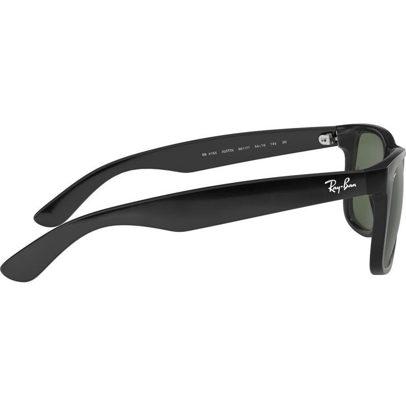 Justin Classic RB4165, Black/Green Lenses 55 Eye Size