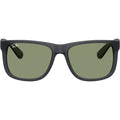 Justin Classic RB4165, Opal Grey/Green Lenses 55 Eye Size