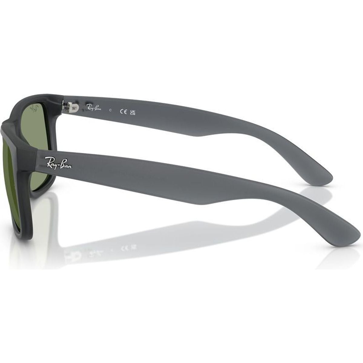 Justin Classic RB4165, Opal Grey/Green Lenses 55 Eye Size