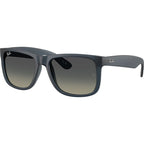 Justin Classic RB4165, Rubber Blue/Grey Gradient Lenses 55 Eye Size