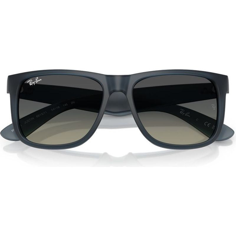 Justin Classic RB4165, Rubber Blue/Grey Gradient Lenses 55 Eye Size