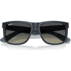 Justin Classic RB4165, Rubber Blue/Grey Gradient Lenses 55 Eye Size