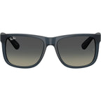 Justin Classic RB4165, Rubber Blue/Grey Gradient Lenses 55 Eye Size