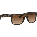 Justin Classic RB4165, Rubber Light Havana/Brown Gradient Lenses 55 Eye Size