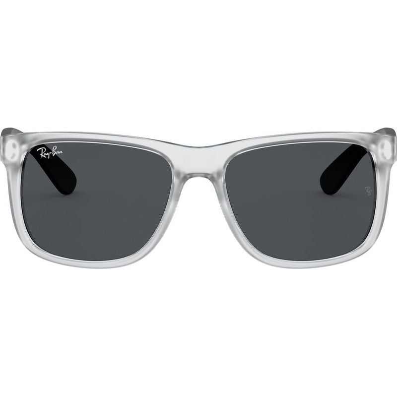 Justin Classic RB4165, Rubber Transparent/Dark Grey Lenses 51 Eye Size