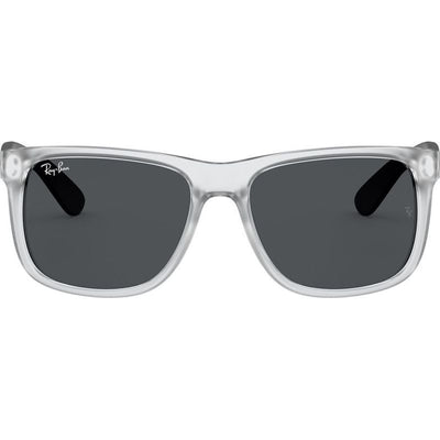 Justin Classic RB4165, Rubber Transparent/Dark Grey Lenses 51 Eye Size