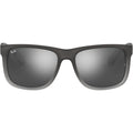 Justin Classic RB4165, Rubber Grey/Grey Silver Mirror Gradient Lenses 55 Eye Size