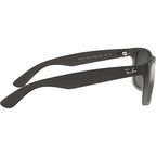 Justin Classic RB4165, Rubber Grey/Grey Silver Mirror Gradient Lenses 55 Eye Size