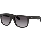 Justin Classic RB4165, Black Rubber/Grey Gradient Lenses 51 Eye Size