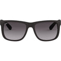 Justin Classic RB4165, Black Rubber/Grey Gradient Lenses 51 Eye Size