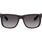 Justin Classic RB4165, Black Rubber/Grey Gradient Lenses 51 Eye Size