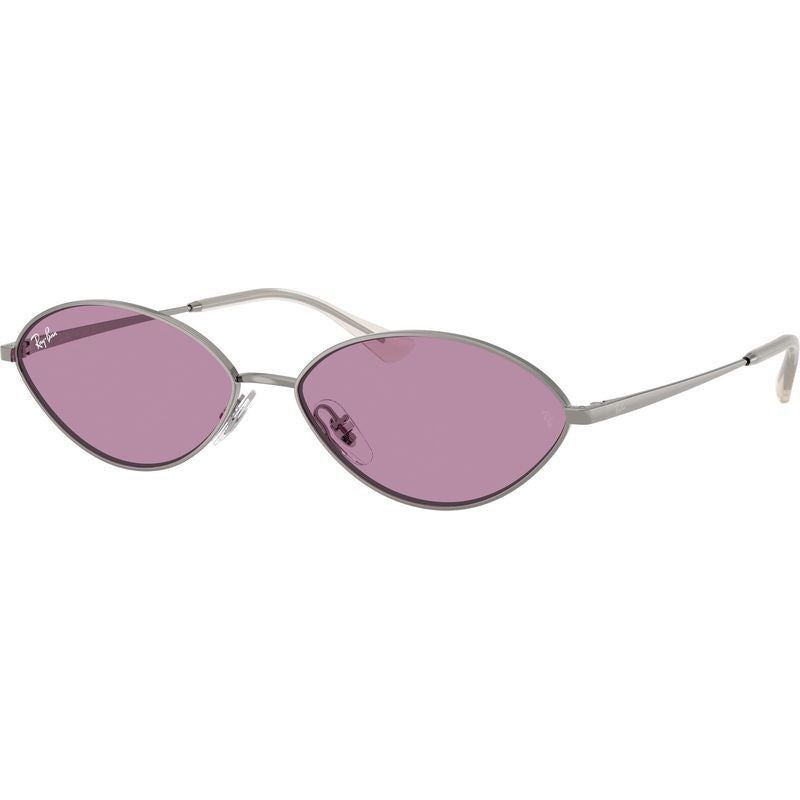 Kai RB3757, Gunmetal/Dark Violet Lenses 59 Eye Size