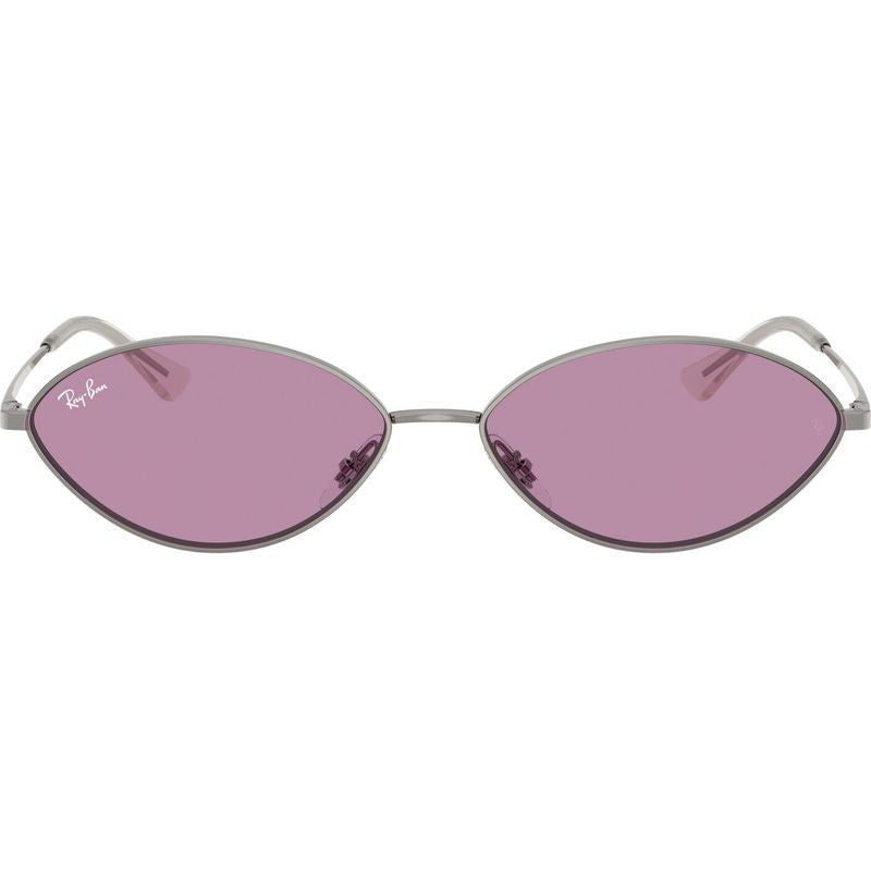 Kai RB3757, Gunmetal/Dark Violet Lenses 59 Eye Size