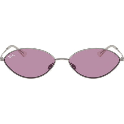Kai RB3757, Gunmetal/Dark Violet Lenses 59 Eye Size