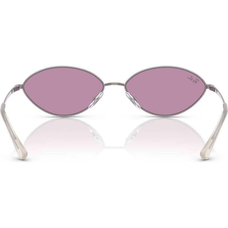 Kai RB3757, Gunmetal/Dark Violet Lenses 59 Eye Size