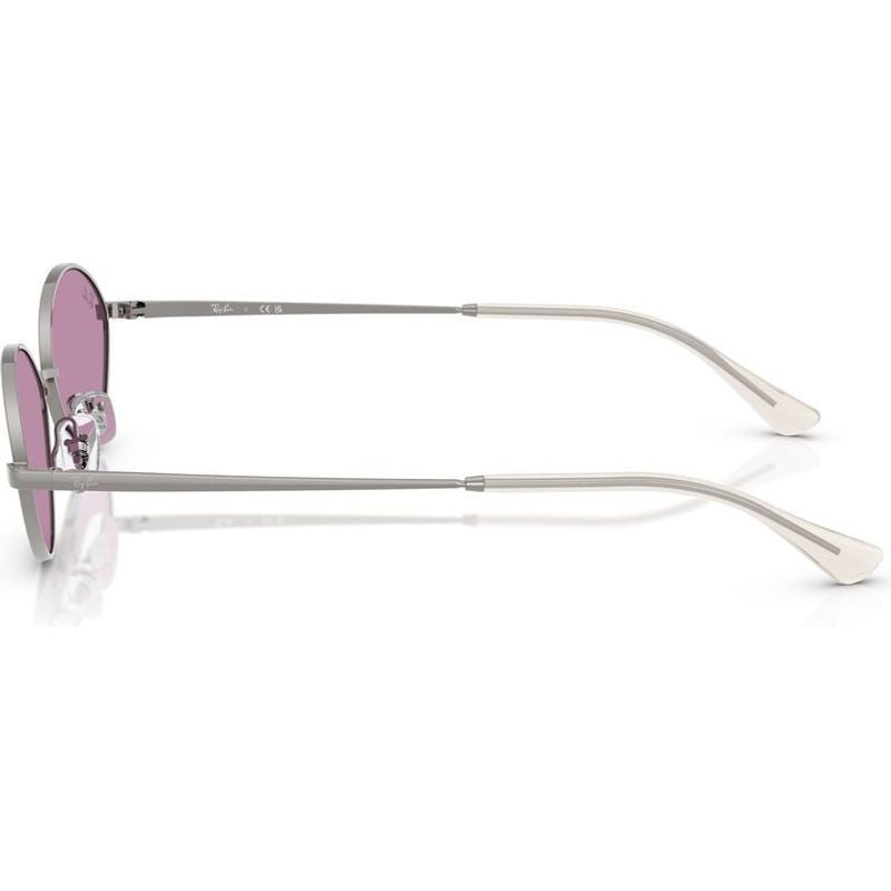 Kai RB3757, Gunmetal/Dark Violet Lenses 59 Eye Size