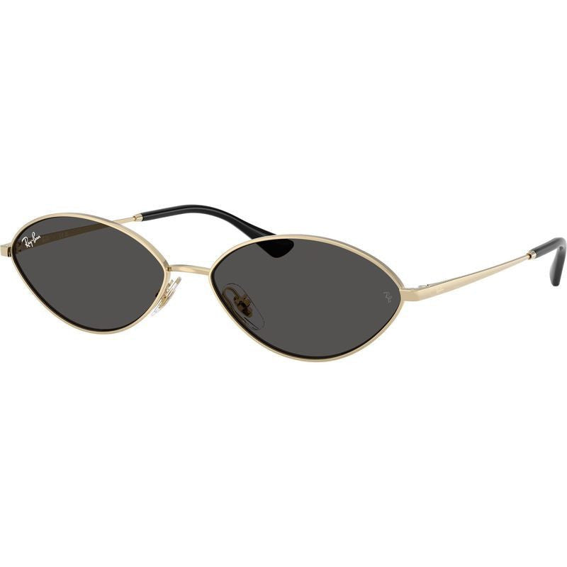 Kai RB3757, Pale Gold/Dark Grey Lenses 59 Eye Size
