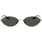 Kai RB3757, Pale Gold/Dark Grey Lenses 59 Eye Size