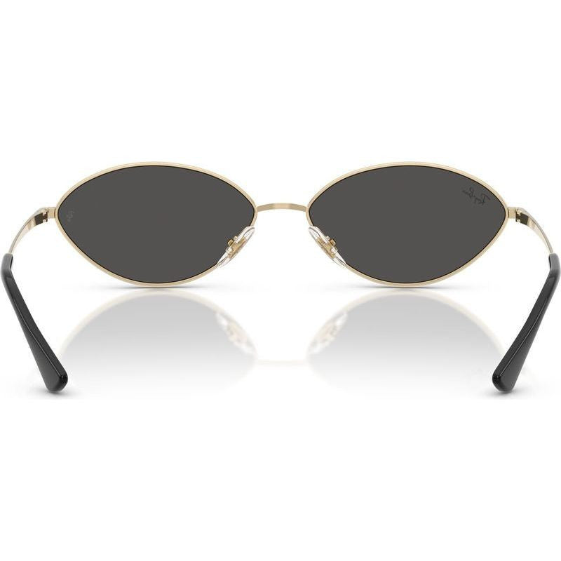 Kai RB3757, Pale Gold/Dark Grey Lenses 59 Eye Size