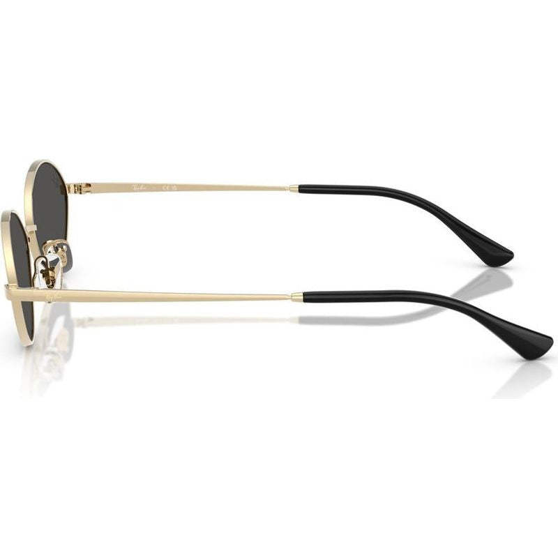 Kai RB3757, Pale Gold/Dark Grey Lenses 59 Eye Size