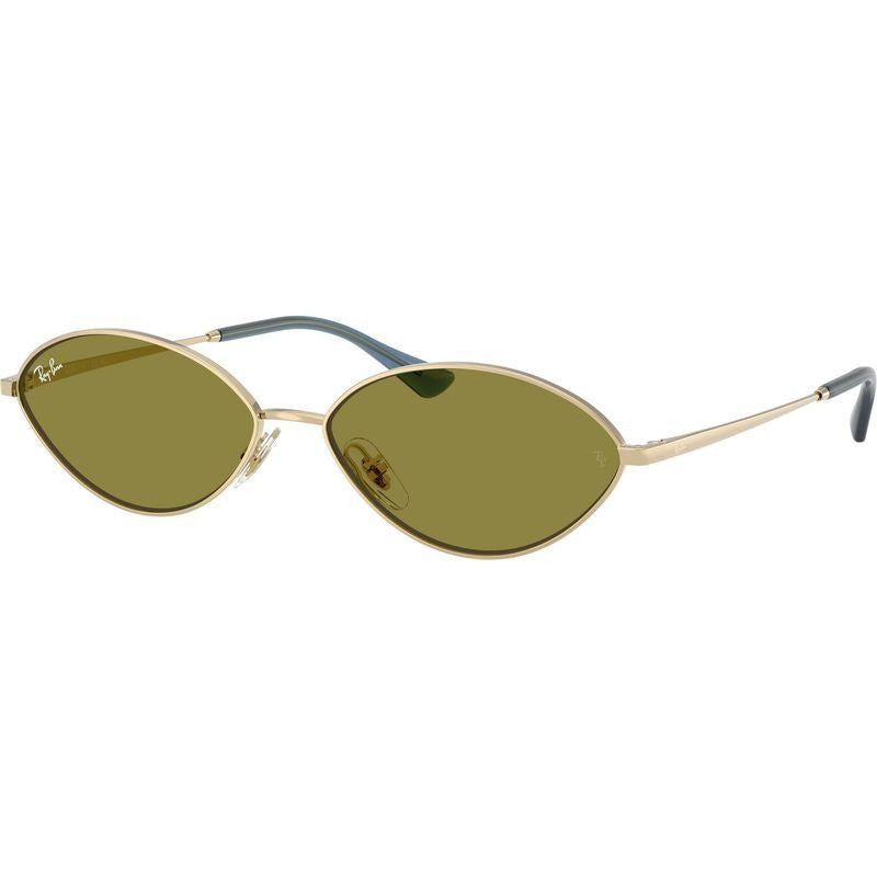 Kai RB3757, Pale Gold/Green Lenses 59 Eye Size